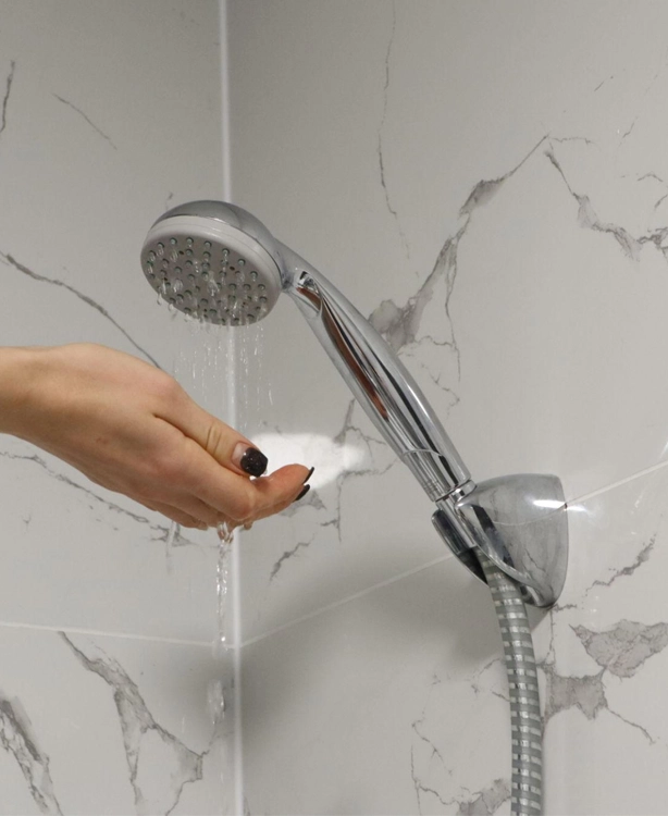 Moen Engage Magnetix handheld shower head for low water pressure bathrooms